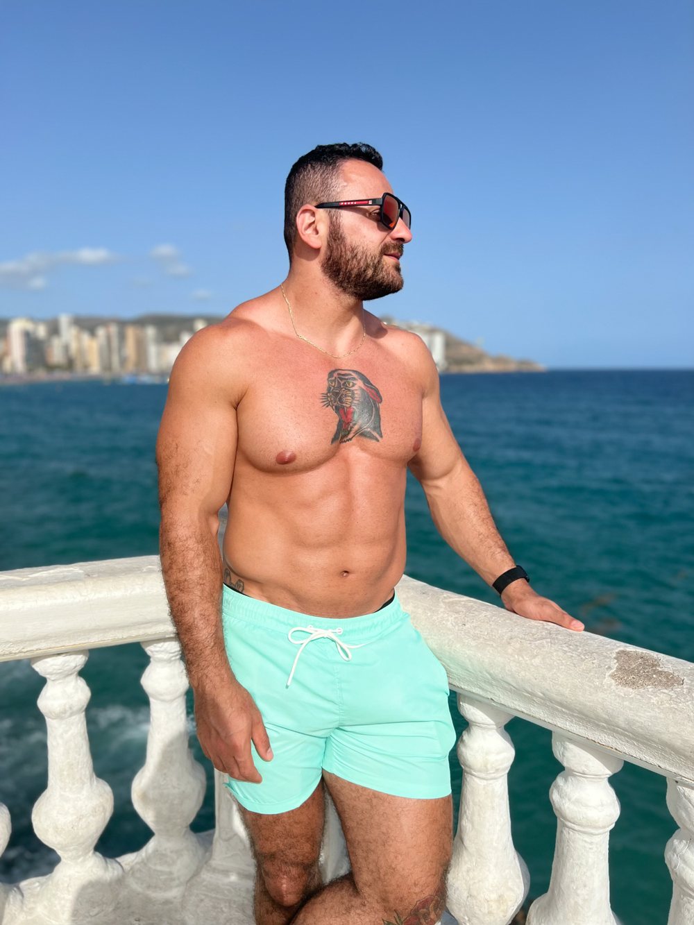 Prima: ritratto al mare, foto originale